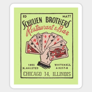 Schulien's Restaurant Chicago Sticker